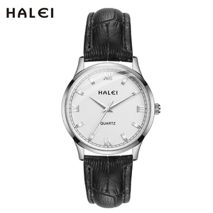 Reloj de Cuarzo con Esfera Blanca y Correa de Cuero Marrón, Envío Directo, Resistente al Agua 3BAR, Estilo Elegante y Moderno, Movimiento Japonés, Venta al Por Mayor - Product Image 2