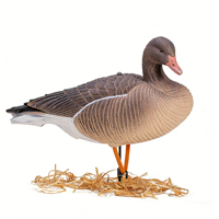 Décoy de chasse réaliste en EVA pliable sur mesure pour oie à poils blancs, modèle de fausse oie pour la chasse en extérieur au Canada