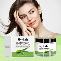 Großhandel Eigenmarken Hyaluronsäure Aloe Vera Teebaum Erfrischendes Beruhigendes Reparierendes Hautbefeuchtendes Gesichts-Aloe-Vera-Gel