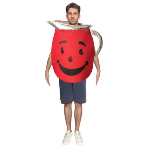 Disfraz de Halloween para Adultos, Disfraz de Kool Aid Man, Mascota de Bebida Americana, Jarra Inflable para Fiestas y Actuaciones - Product Image 2