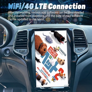 13.6inch Tesla for Jeep Grand Cherokee 2014-2020 Android Screen Radio 2din GPS Carplay Car Multimedia Video <b>Player</b> Stereo Navi - Product Image 5