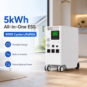 ระบบจัดเก็บพลังงานแสงอาทิตย์ออลอินวัน 5kW 5.12kWh 8000 รอบการใช้งาน พร้อมระบบสำรองไฟบ้านในตัว แรงดันไฟฟ้าระบบ 51.2V รับประกันประสิทธิภาพสูง - Product Image 6