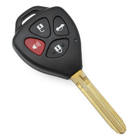 Llave Remota Universal con Cable XKTO02EN XKTO22EN, Versión Mejorada de 4 Botones para Programación de Llaves de Auto, Llave Remota Universal para Automóvil