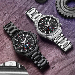 <span class=keywords><strong>Reloj</strong></span> de Pulsera para Hombre, Multifunción, con Tira Luminosa, Colores de Moda, Resistente al Agua, <span class=keywords><strong>Reloj</strong></span> de Cuarzo, Nuevo Modelo 2020 - Product Image 4