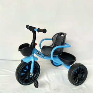 Triciclo <span class=keywords><strong>de</strong></span> plástico multifuncional para niños, triciclo <span class=keywords><strong>de</strong></span> tres ruedas, sin giro, coches y triciclos - Product Image 2