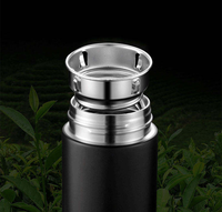Couvercle de gobelet intelligent en acier inoxydable isolé avec affichage LED de la température, isolation thermique de 12 à 24 heures, cadeau d'affaires de luxe