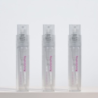 Botol Semprot Parfum Mini 1.5ml PP Fine Mist dengan Tutup Sekrup Transparan, Sablon Custom, untuk Sampel, MOQ Rendah