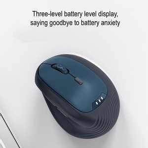 เมาส์ไร้สายแนวตั้งตามหลักสรีรศาสตร์เมาส์ออปติคอลแล็ปท็อปเดสก์ท็อปเมาส์ LED แบ็คไลท์แบบชาร์จไฟได้อุปกรณ์ต่อพ่วงคอมพิวเตอร์เมาส์ - Product Image 2