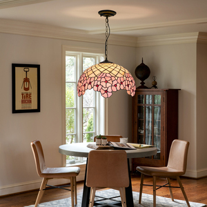 Lámpara Colgante de Flores de Cerezo, Araña de <span class=keywords><strong>Techo</strong></span> Moderna, Lámpara de Araña Grande para Comedor, Sala de Estar, Lámpara Colgante de Vidrio - Product Image 1