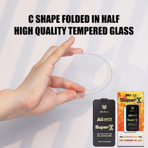 Protector de Pantalla de Vidrio Templado Mate AG de Aluminio de Alta Calidad ESD Super <span class=keywords><strong>X</strong></span> OG para iPhone 17 16 <span class=keywords><strong>Pro</strong></span> Max 15 14 1312 Vidrio Mate - Product Image 2