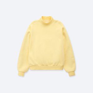 Sustainable Fleece Women's Winter <b>Mock</b> <b>Neck</b> Long Sleeve ODM Fashion <b>Top</b> Custom Front Logo Branding Stretchy Breathable - Product Image 1