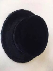 Sombrero de Copa Judío de Piel de Conejo R2001 al por Mayor, Unisex, Casual, con Flor y Lazo, para las Cuatro Estaciones, Gorras de Caballero - Product Image 3