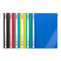 Carpeta de Informes A4 con Dos Orificios, Material PP Transparente, Clip de Encuadernación Simple, Perforadora, Carpeta de Informes con Anillas