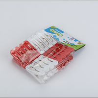 Pinces à linge et à linge en plastique, 50 pièces, produit coloré, pour chaise, bon marché