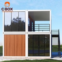 Bureaux de chantier préfabriqués Cbox, faciles à assembler, étanches, bâtiments de chantier, campements, maisons modernes, maisons conteneurs en kit.