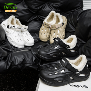 Deran OEM 2025 Tendance Antidérapant Style À La Mode EVA Sabots Léger À La Mode <span class=keywords><strong>Jardin</strong></span> Sabots Chaussures Hommes Sabots Avec Des Bottes En Coton - Product Image 2