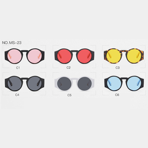 MS 97557 Nieuwe Hoge Kwaliteit Vintage UV400 Ronde Dameszonnebrillen Designer Brillen Groothandel In <span class=keywords><strong>China</strong></span> - Product Image 6