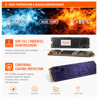 SSD SATA III industriel 2,5 pouces MLC avec cache DRAM 16 Go 32 Go 64 Go 128 Go 256 Go 512 Go, large plage de température (-40°C à 85°C), disque à haut IOPS, en vrac