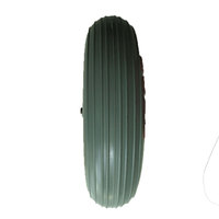 Roue pleine en PU 200*50 de 8 pouces, sans gonflage, pneumatique, en mousse de polyuréthane, avec logo personnalisé, couleur de rayons sur mesure, vente en gros d'usine OEM ODM