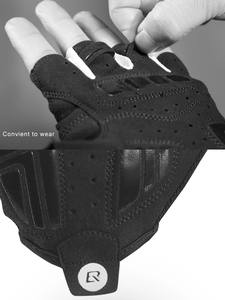ROCKBROS antivento mezza bicicletta da dito TouchScreen abbigliamento da guida <span class=keywords><strong>MTB</strong></span> guanti da bici da ciclismo caldo caldo primavera estate guanti da bici - Product Image 2