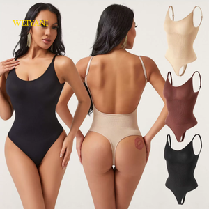 <span class=keywords><strong>Body</strong></span> sculptant post-partum grande taille S-3XL, <span class=keywords><strong>dos</strong></span> <span class=keywords><strong>nu</strong></span>, cintrant la taille, liftant les fesses, contrôle du ventre, amincissant, <span class=keywords><strong>sexy</strong></span>, string pour femmes - Product Image 2