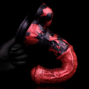 Fantasy Sex Toy Horse Knot <b>Dildo</b> Long Tentacle & Suction Cup Liquid Silicone Soft Monster Alien Animal Anal <b>Dildo</b> - Product Image 5