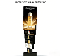 Panneau d'affichage LED rotatif à 360 degrés pour intérieur, haute luminosité, design économe en énergie, pour salons professionnels et événements publicitaires
