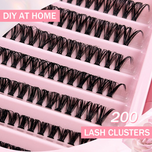 <span class=keywords><strong>Pestañas</strong></span> Postizas Semimanuales Europeas y Americanas, Libro de <span class=keywords><strong>Pestañas</strong></span> de 30/40 Unidades, <span class=keywords><strong>Pestañas</strong></span> en Racimo de Fusión en Caliente, 200 Racimos, Set de <span class=keywords><strong>Pestañas</strong></span>, Venta al por Mayor de Fábrica - Product Image 3