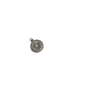 Yinruitai S925 Plata de Ley, Colgante Giratorio de Brújula de los Ocho Tesoros, Collar Unisex de Estilo Chino, Accesorios DIY - Product Image 5