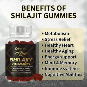 Private Label 500mg Pure Himalaya Shilajit Resin Gummies Biologische Ashwagandha Multivitamine Kruiden Antioxidanten Zwangere Vrouwen - Product Image 3