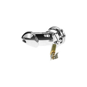 Candados de castidad ajustables de Metal para hombres, candado, jaula para pene, dispositivos de castidad masculina, anillo de Control de <span class=keywords><strong>deseo</strong></span>, Juguetes sexuales para adultos - Product Image 3