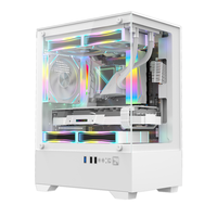 Boîtier de jeu Micro ATX ITX, GPU 280 mm, refroidissement par eau 240 mm, USB 3.0, ports I/O avant, longueur de l'alimentation 160 mm