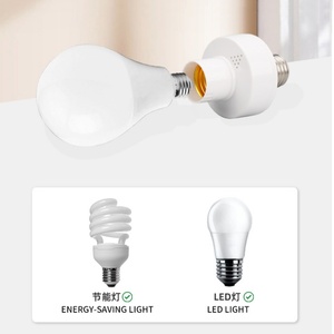 GL-YKDT1 Télécommande sans fil intelligente, <span class=keywords><strong>support</strong></span> de lampe <span class=keywords><strong>E27</strong></span>, minuterie à induction, adaptateur de base de lampe universel 220V pour chambre à coucher, salon - Product Image 5