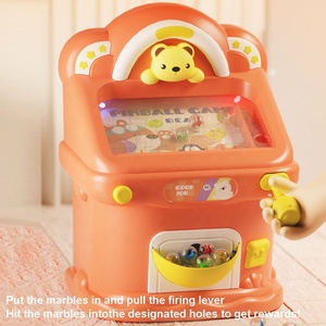 Dễ thương Gấu thủy tinh pinball trò chơi máy đồ chơi trẻ em điện tử Tabletop Arcade trò chơi mini pinball máy cho nhà với đèn & âm nhạc - Product Image 3