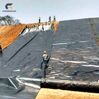 Geomembrana Industrial Resistente a los Rayos UV de HDPE/EPDM/LDPE/LLDPE, Membrana Impermeable para Estanques, Presas y Tratamiento de Aguas Residuales, Espesor de 0.2-3.0 mm