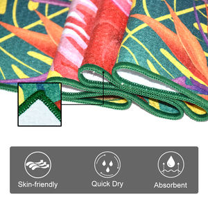 Serviette de sport en microfibre gaufrée Eastsunshine personnalisée pour le camping en plein air, la course à pied, la randonnée, les voyages, la salle de sport, séchage rapide - Product Image 2