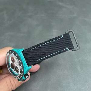 Reloj DIW para hombre, esfera de fibra de carbono 4801, pantalla de puntero deportivo personalizable, banda de nailon de 22mm, Eta, último modelo, corona - Product Image 4