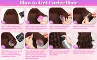 Bigoudis en plastique froids sans chaleur, rouleaux professionnels pour salon de coiffure, bigoudis DIY pour coiffure bouclée, outils pour cheveux, peigne à queue de rat