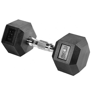 Các Nhà Sản Xuất 10LB 15lb 20lb 25lb 30lb 35lb 40lb 45lb 50lb HEX quả tạ Nhà cung cấp cao su tráng lục giác quả tạ Bộ - Product Image 2