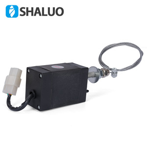 Shaluo XHQ-PT <b>12V</b> 24V Diesel Generator Stop Solenoid Electronic Shutdown Controller Throttle <b>Switch</b> - Product Image 3
