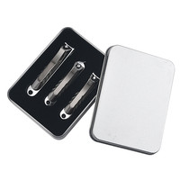 Ensemble de coupe-ongles et ciseaux en acier inoxydable WELLFLYER NC-223 avec outils de polissage et de manucure pour les doigts et les orteils, avec boîte