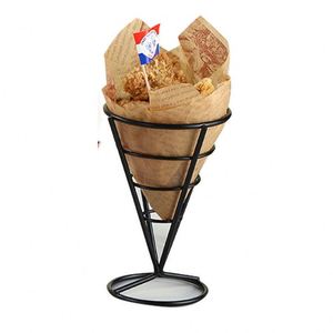 Restaurant With Sauce Dippers Potato <b>Chips</b> Snack Holder Colanders & Strainers French Fries Stand - Product Image 4
