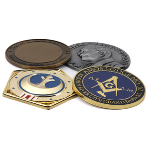 เหรียญที่ระลึกอีนาเมลทำจากเรซินทางเรขาคณิตโลหะหลายเหลี่ยมแบบพรีเมี่ยมใหม่ล่าสุด - Product Image 4