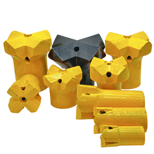 Mũi khoan hình chữ thập với mũi khoan đá tác động hoa mận được sử dụng kết hợp với thanh khoan không khí - Product Image 5