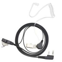 2026 Penjualan Terbaik Earpiece Portabel Keamanan FBI dengan Pipa Udara Bebas Genggam K Plug 2pin Earphone Radio Baofeng Kenw00d