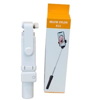 R1 teléfono móvil Blue Tooth Fill Light Selfie Stick Mini Handheld para Tiktok Live Broadcast trípode de escritorio integrado