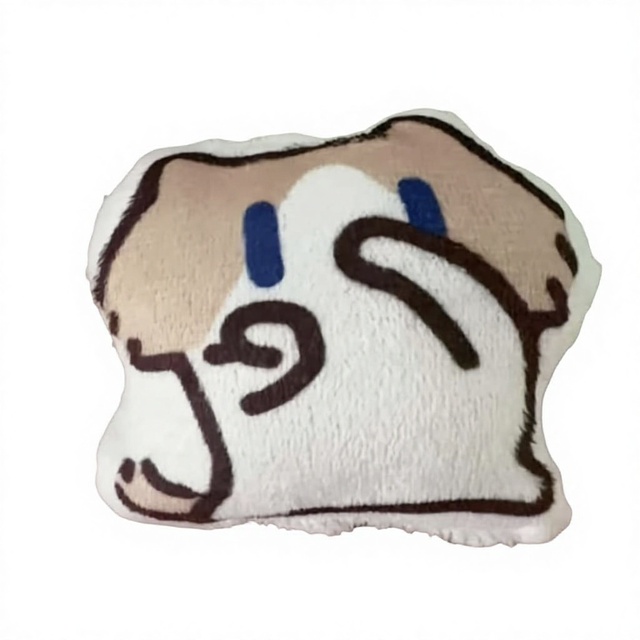 Internet-famous Meme Cat Plush Keychain Meowing Voice Function-Creative Audio Pendant Adorable Little Kitten Perfect Small Gift
