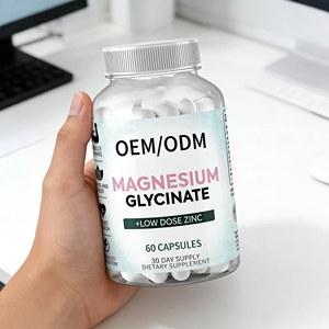 Cápsulas de Magnesio Glicinato con Zinc, Suplemento de Magnesio Quelado para la Relajación Muscular, Apoyo al Sueño y al Corazón, OEM/ODM - Product Image 5
