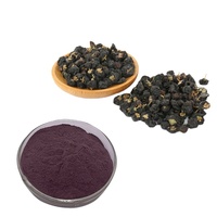 Biologisch Zwart Goji Sap Poeder, Bulk Zwarte Goji Bessensap Poeder Anthocyanen Hot Selling Black Goji Berry Extract