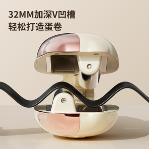 Rizador de pelo Cat Paw Curling Iron de 32 mm con forma de huevo en V profunda, con iones negativos, para rizos grandes - Product Image 4